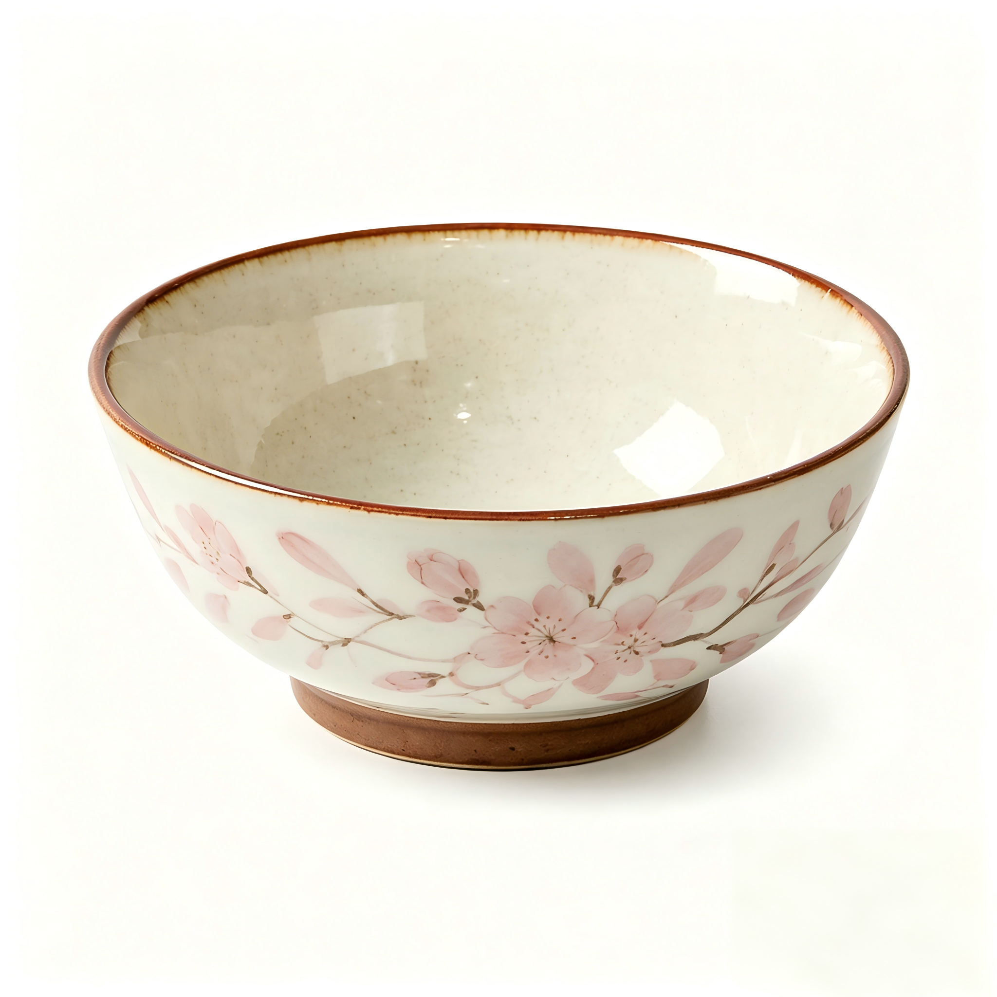 Cherry Blossom Ceramic Footed Bowl